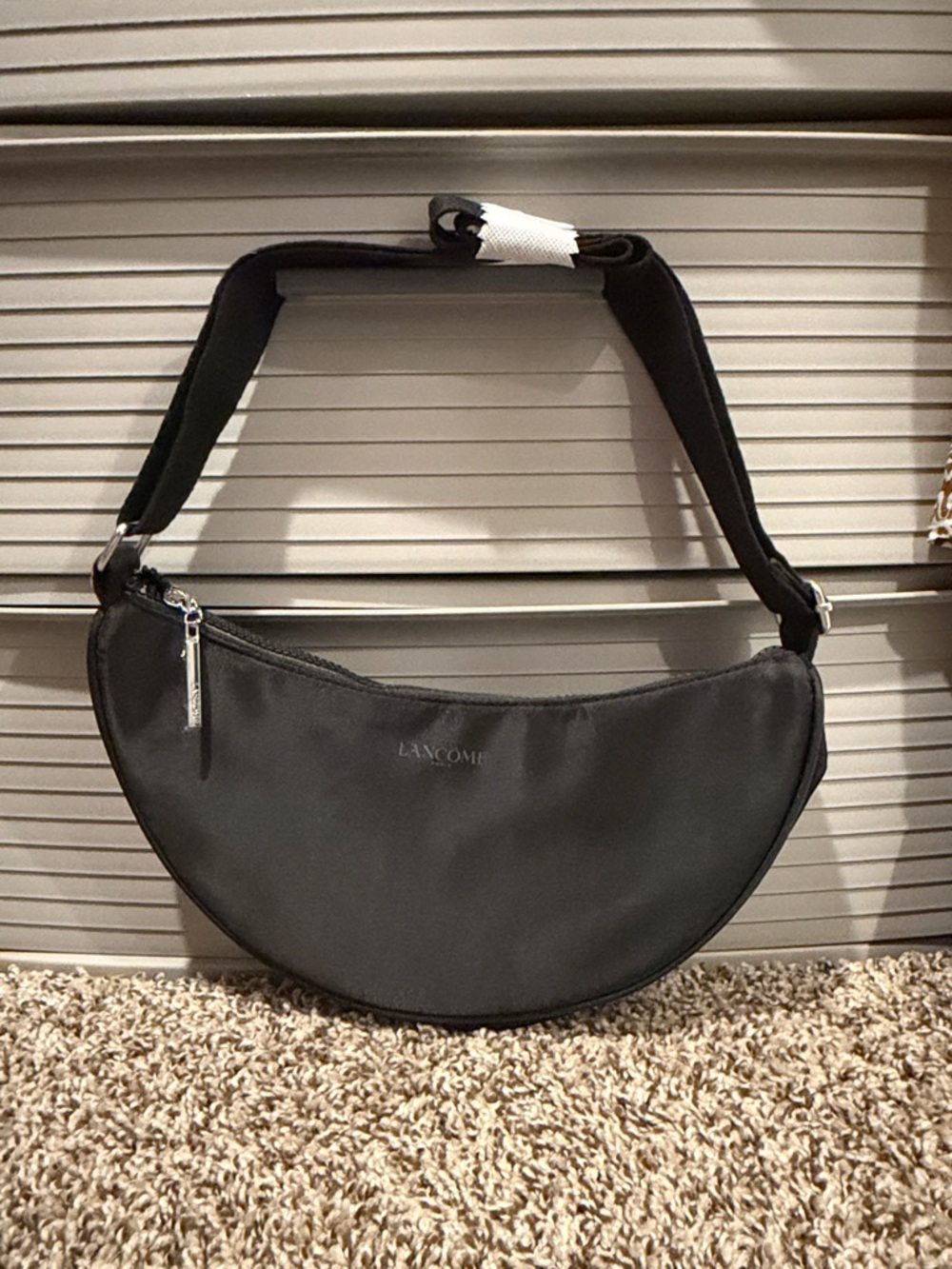 Lancome Black Crescent Bag